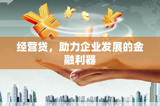 洪江经营贷，助力企业发展的金融利器