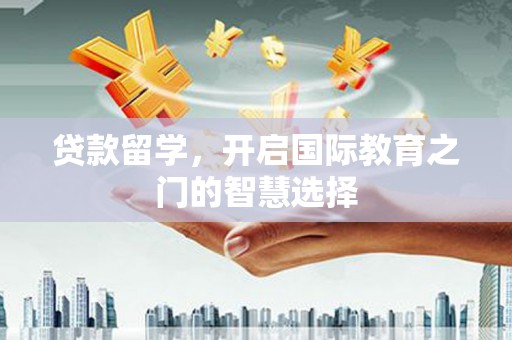 洪江贷款留学，开启国际教育之门的智慧选择