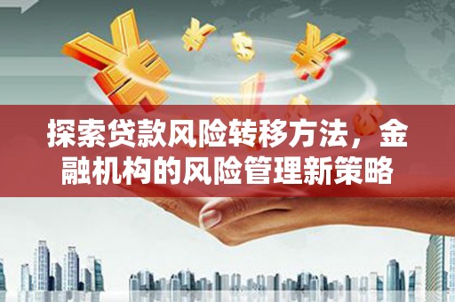 洪江探索贷款风险转移方法，金融机构的风险管理新策略