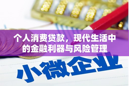 洪江个人消费贷款，现代生活中的金融利器与风险管理