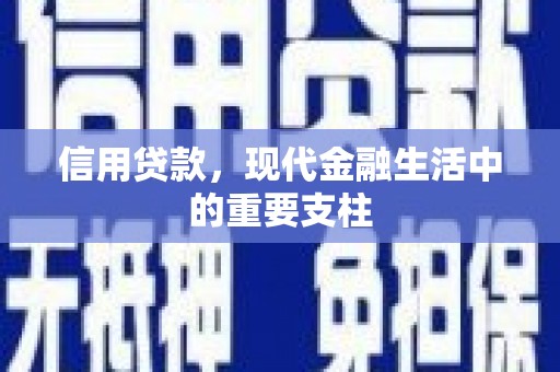洪江信用贷款，现代金融生活中的重要支柱
