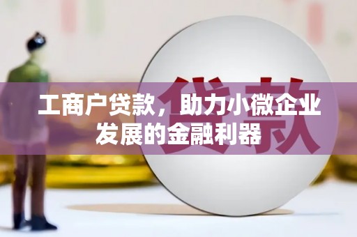 洪江工商户贷款，助力小微企业发展的金融利器
