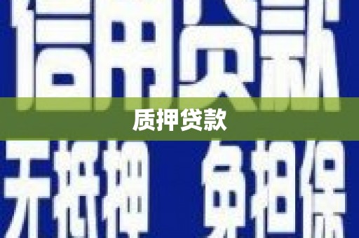 洪江质押贷款