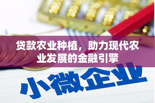 洪江贷款农业种植，助力现代农业发展的金融引擎