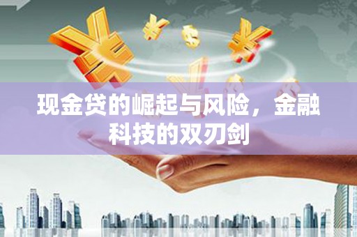 洪江现金贷的崛起与风险，金融科技的双刃剑