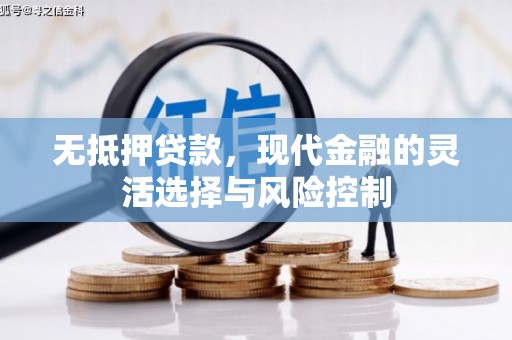 洪江无抵押贷款，现代金融的灵活选择与风险控制